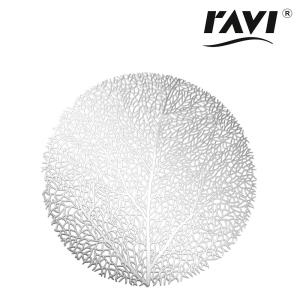 Mata dekoracyjna TREE srebrna RAVI